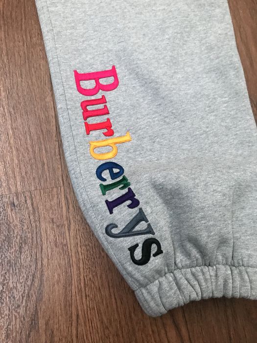 Burberry rainbow best sale sweatpants replica