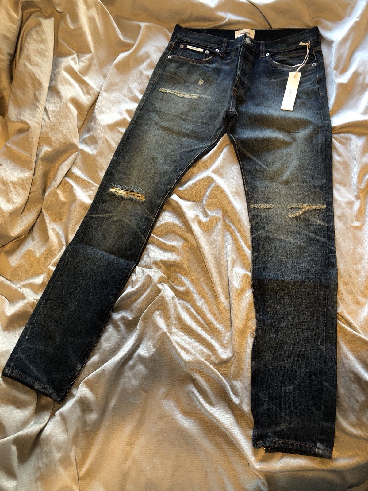 FOG Fear Of God Essentials Skinny Taper Jeans | Grailed