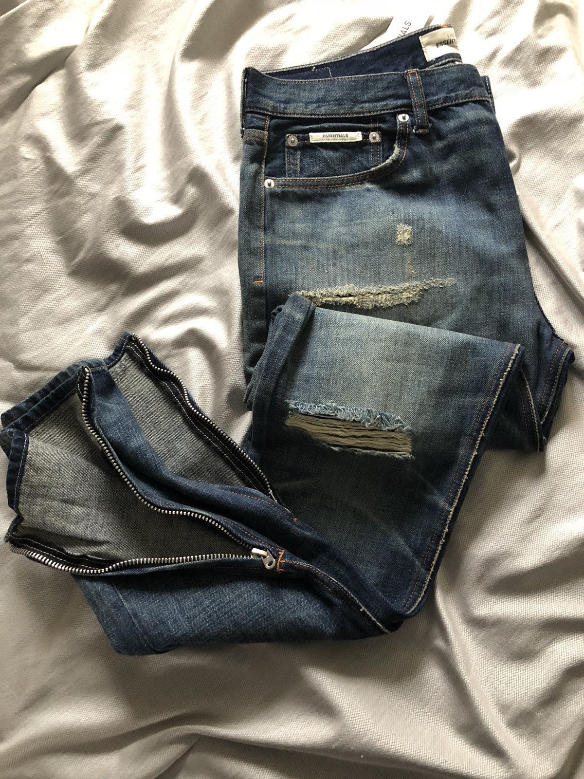 FOG Fear Of God Essentials Skinny Taper Jeans | Grailed