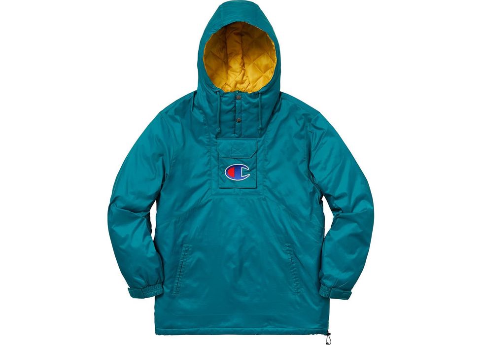 Supreme SupremeSupreme Champion Pullover Parka Teal | Grailed