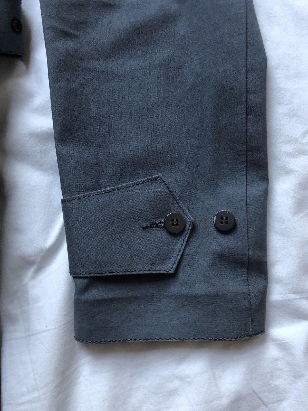 Balenciaga Grey Raincoat with Belt Size US S / EU 44-46 / 1 - 6 Thumbnail
