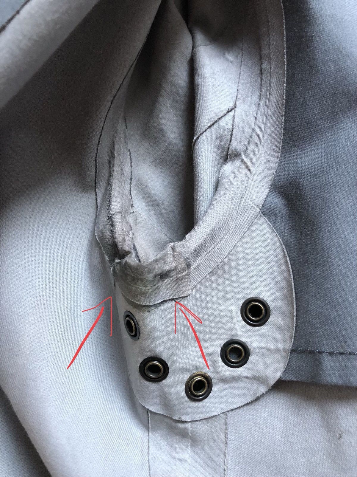 Balenciaga Grey Raincoat with Belt Size US S / EU 44-46 / 1 - 8 Thumbnail
