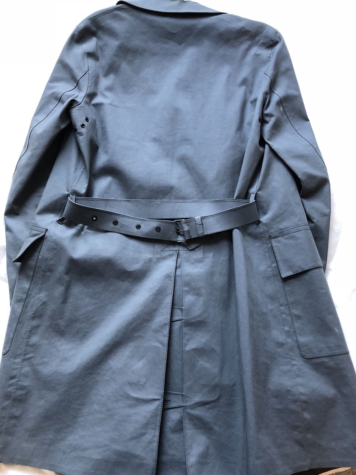 Balenciaga Grey Raincoat with Belt Size US S / EU 44-46 / 1 - 3 Thumbnail