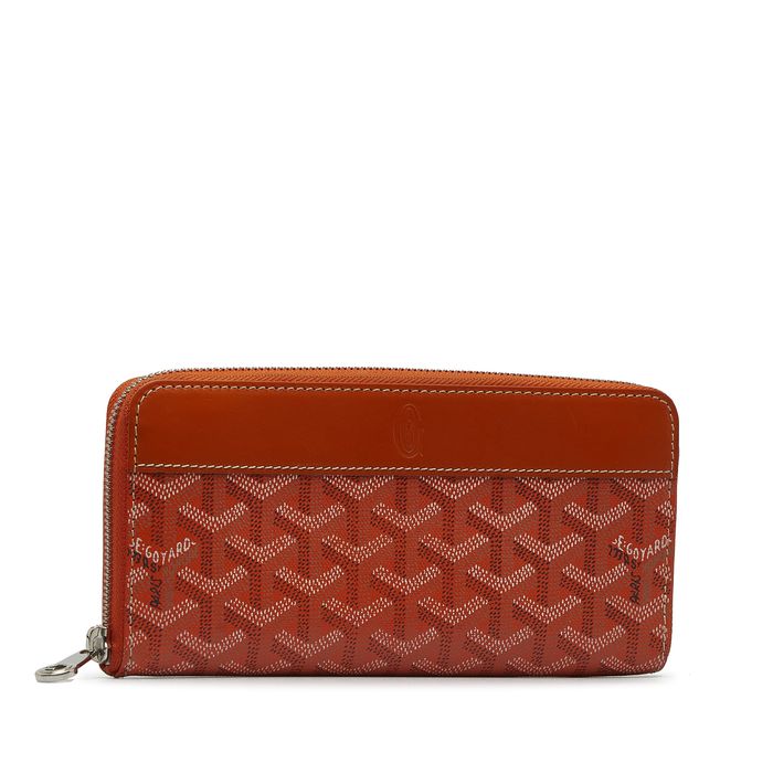 Unisex Goyardine Matignon Zip Around GM Wallet