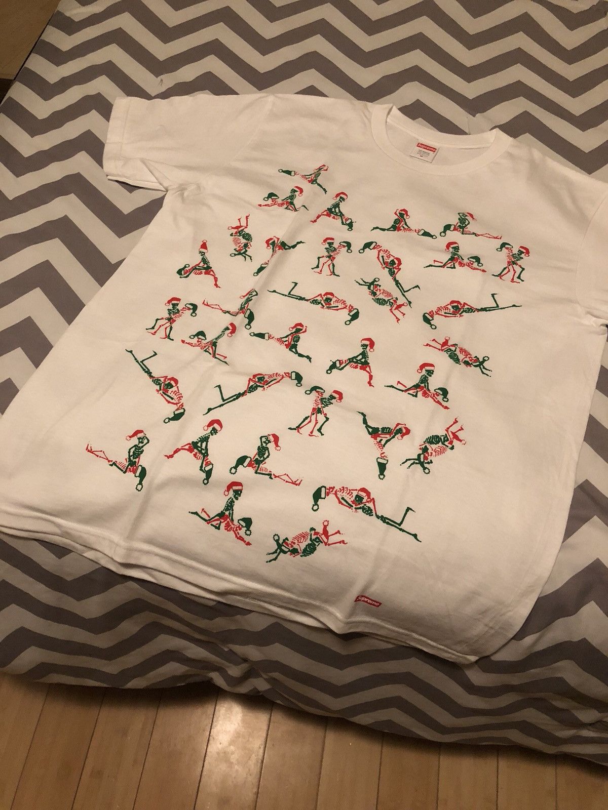Supreme 2017 Christmas Tee Short Sleeve T Shirts