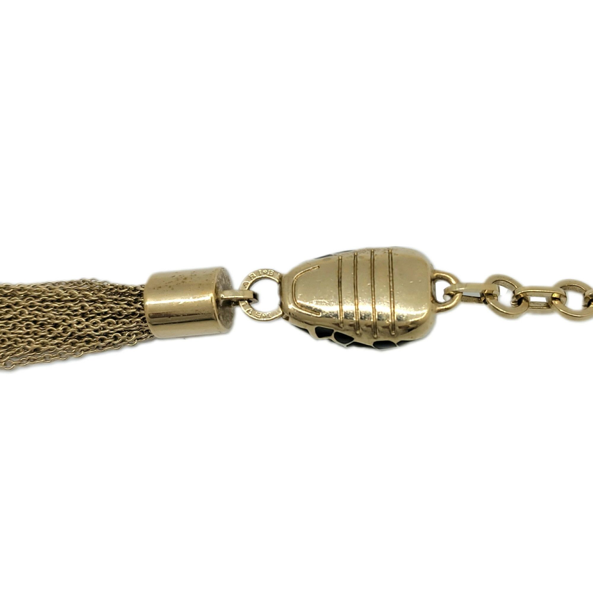 Bvlgari Bvlgari Serpenti Bag Charm Champagne Gold Keychain