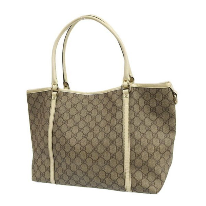 Gucci GG Stream Tote Bag 197953 Brown beige Authentic Good condition item