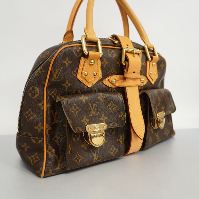 Authenticated Used LOUIS VUITTON Louis Vuitton Monogram Manhattan GM  Handbag Boston Bag M40025 