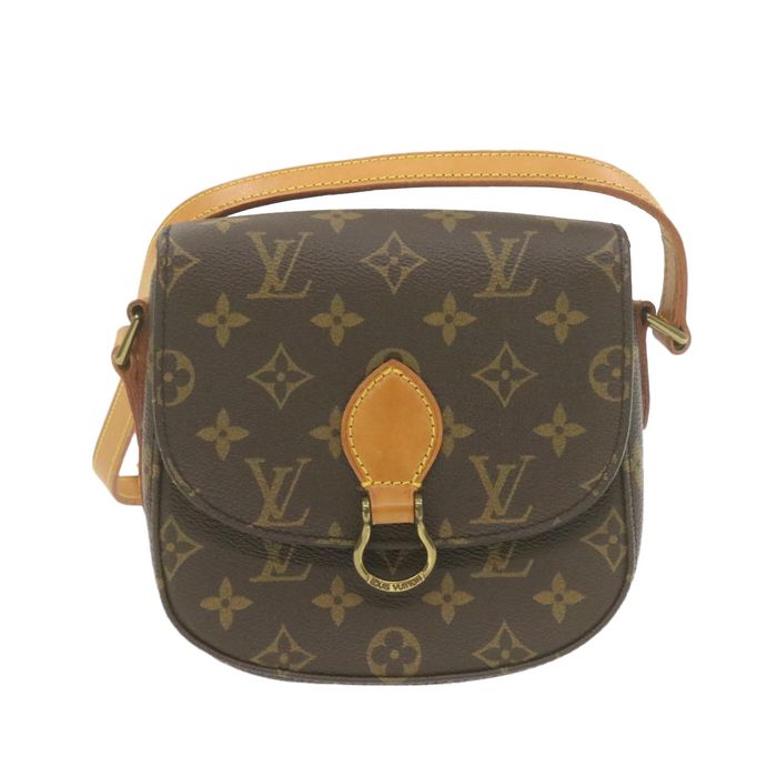 LOUIS VUITTON Monogram Saint Cloud PM Shoulder Bag M51244 LV Auth am655g