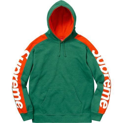 Supreme Supreme Sideline Hoodie XL Green Orange Gucci Grailed