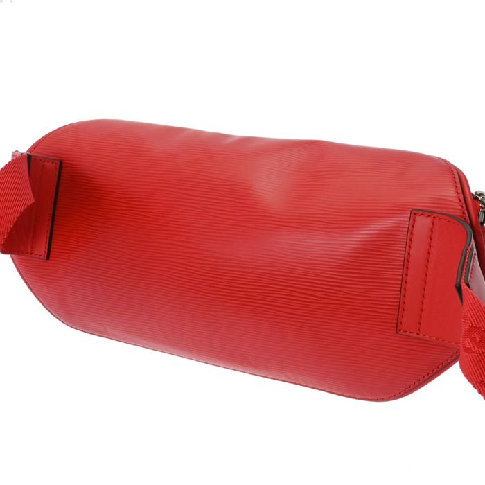 LOUIS VUITTON Epi Bum Bag Supreme Collaboration Red M53418