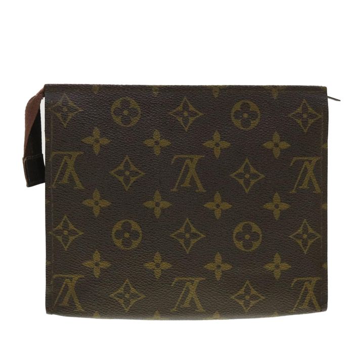 LOUIS VUITTON Monogram Vernis Lexington Pouch Bronze M91133 LV