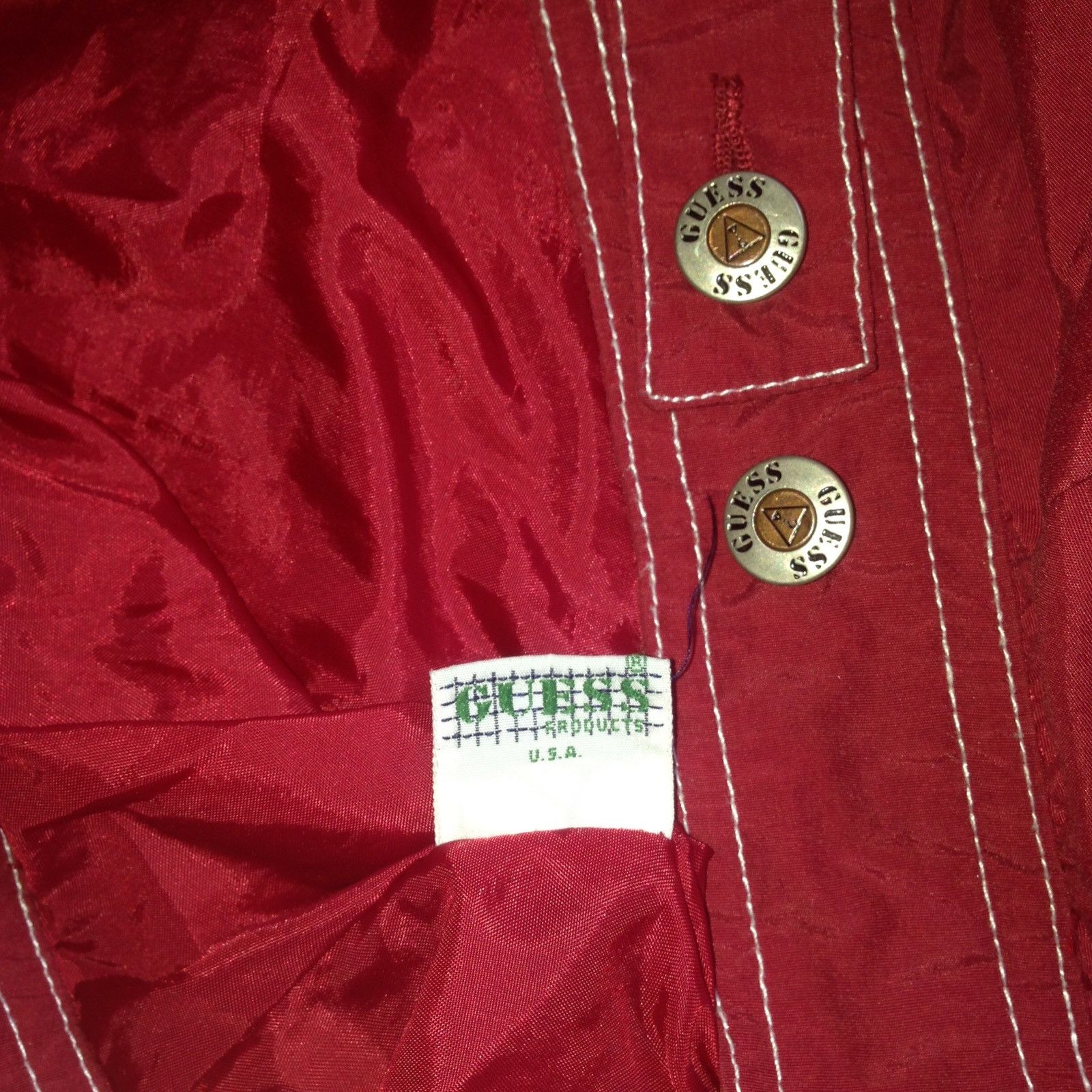 Vintage Guess Denim Jacket Cut Light Jacket