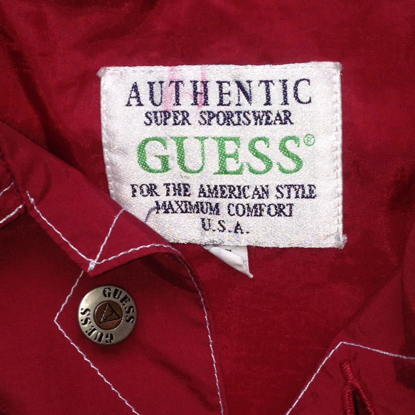 Vintage Guess Denim Jacket Cut Light Jacket