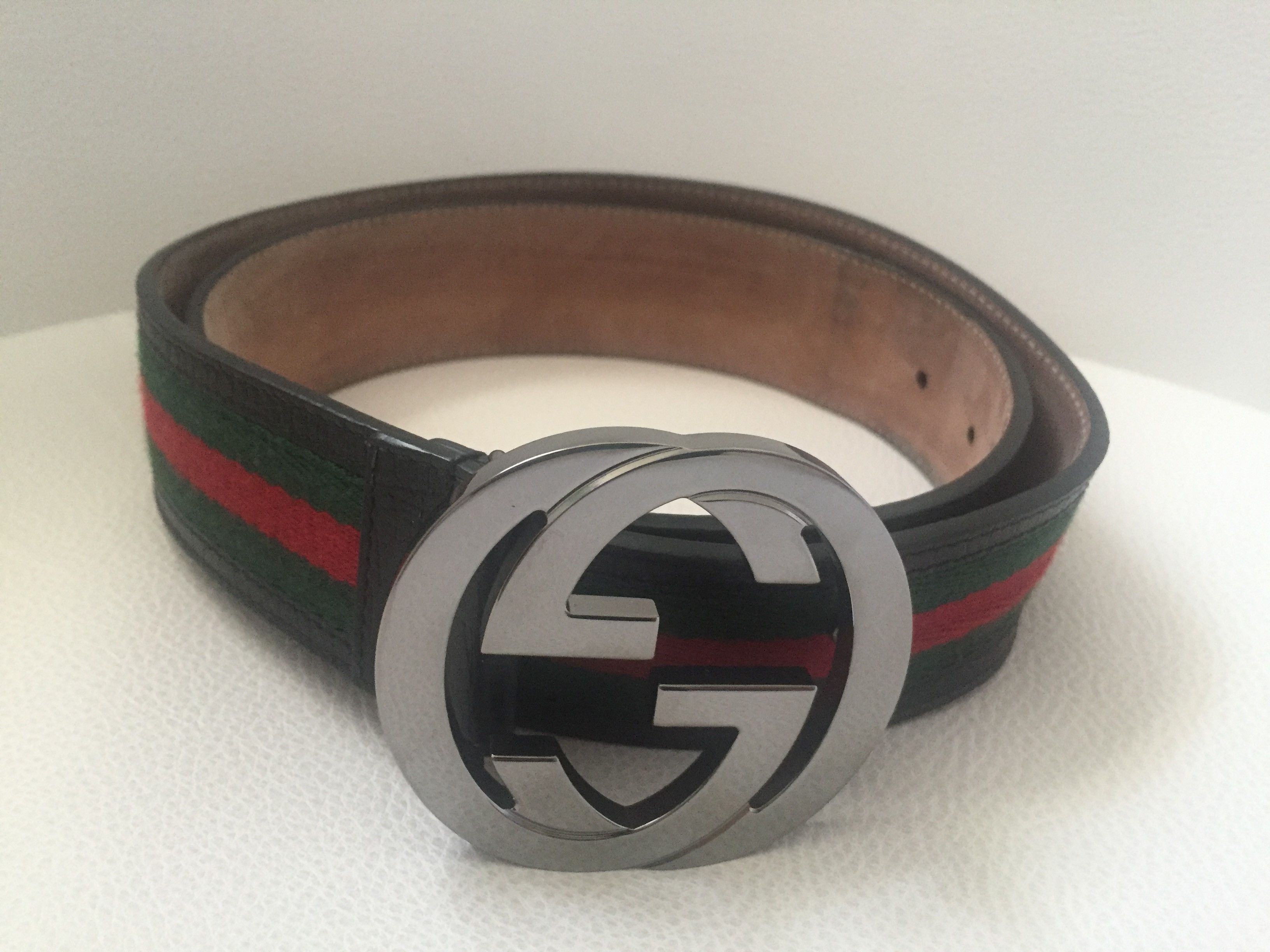 Gucci Classic Tri Color Belt | Grailed