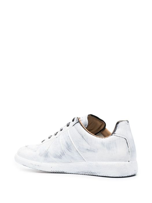 Maison Margiela Maison Margiela Replica Paint Effect Sneakers Grailed