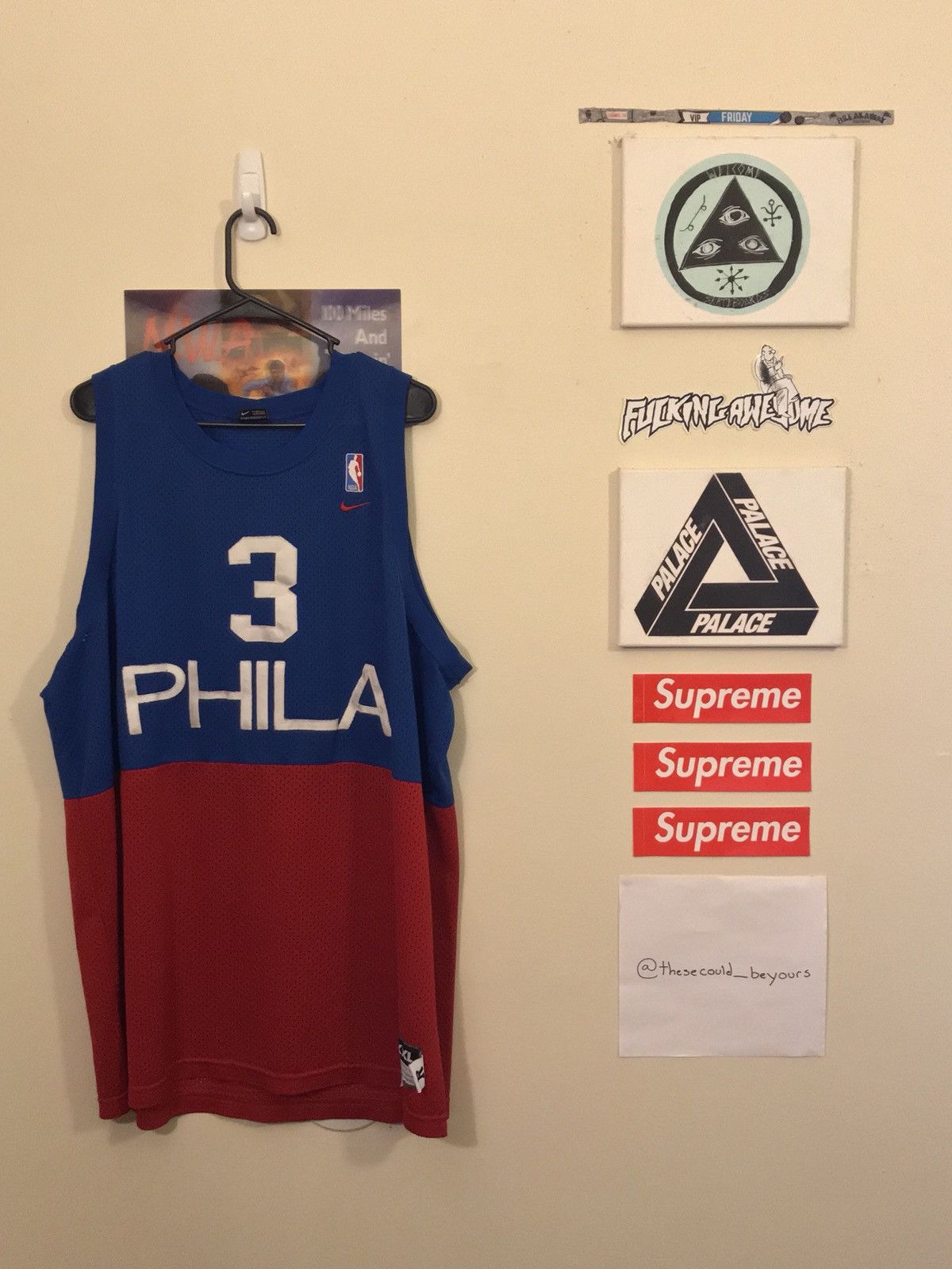 Nike Allen Iverson Philadelphia 76er Jersey Size US XXL / EU 58 / 5 - 1 Thumbnail