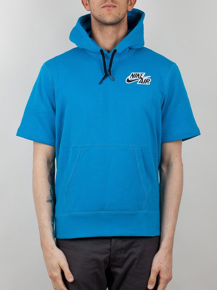 Nike Nike Air Pivot Blue Short Sleeve Sweatshirt Hoodie Jacket Grailed