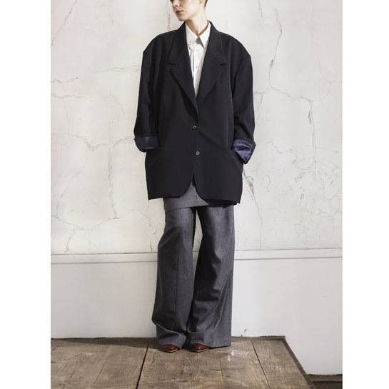 メンズ H&M Maison Martin Margiela ジャケット ネイビー