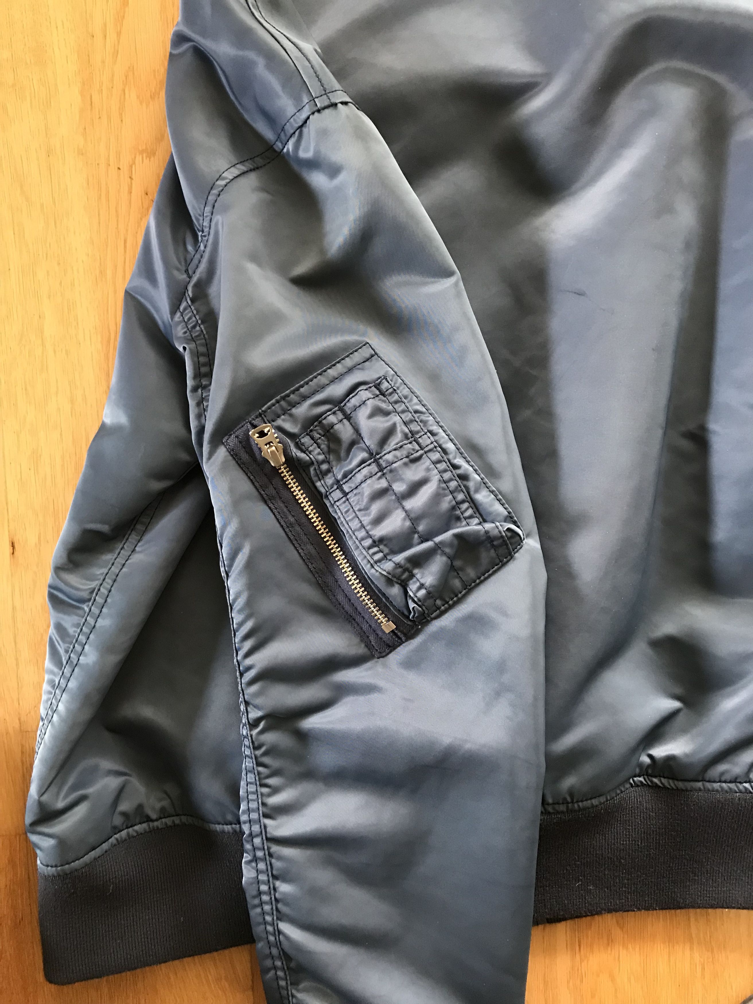 福袋 売れ残り Blue Blue Grailed | Jacket Bomber MA-1 Dyed Soulive-Indigo Japan ジャケット・アウター