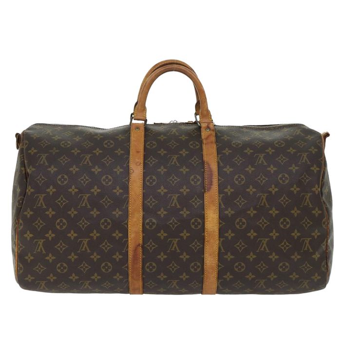 LOUIS VUITTON Monogram Sac Sport Travel Boston Bag M41444 LV Auth