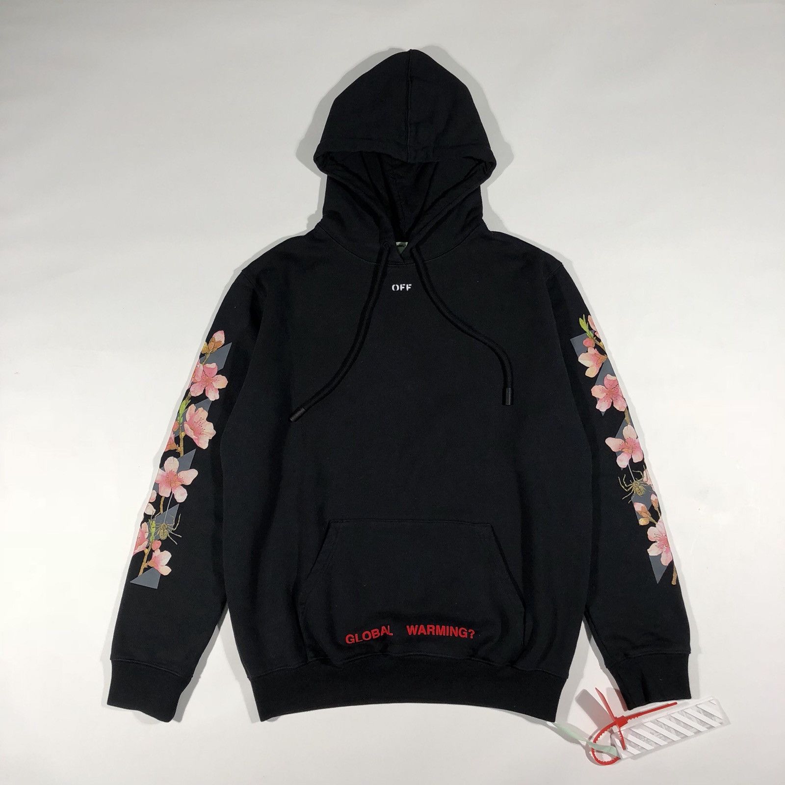 Off White off white sakura hoodie Grailed