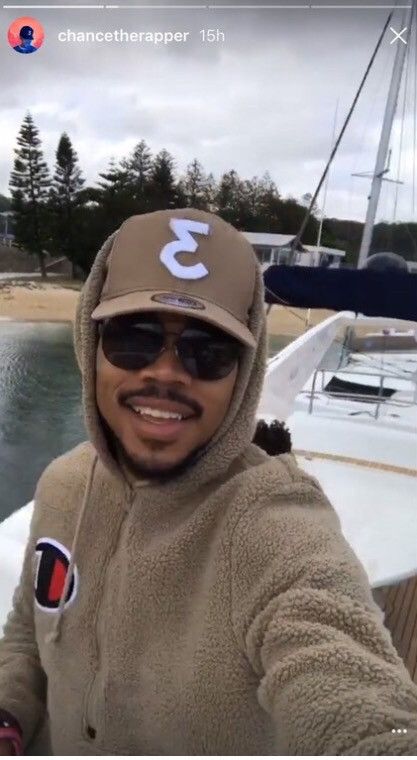 Chance the rapper champion hoodie sale