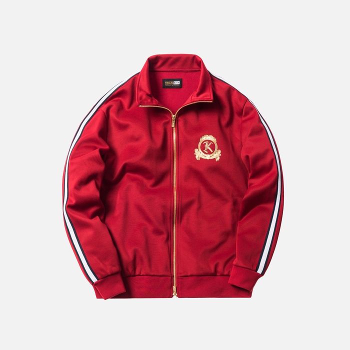 Kith KITH X BERGDORF GOODMAN TRACK JACKET SCARLET RED | Grailed