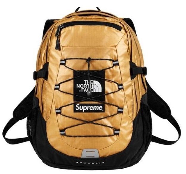 Supreme Supreme x The North Face Metallic Borealis Backpack Gold | Grailed