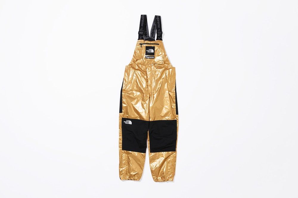 North face supreme hot sale gold