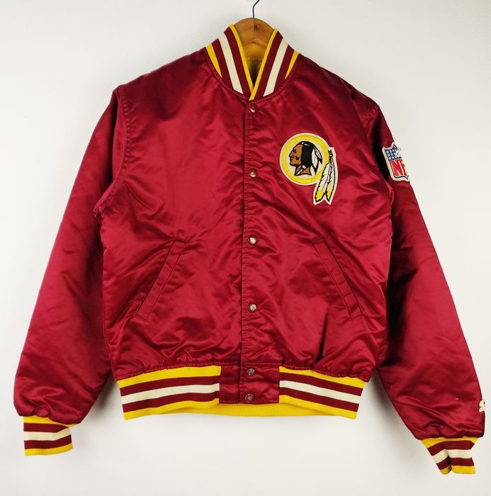 WASHINGTON REDSKINS AMERICAN FOOTBALL JACKET BOMBER MENS SIZE M VINTAGE  STARTER