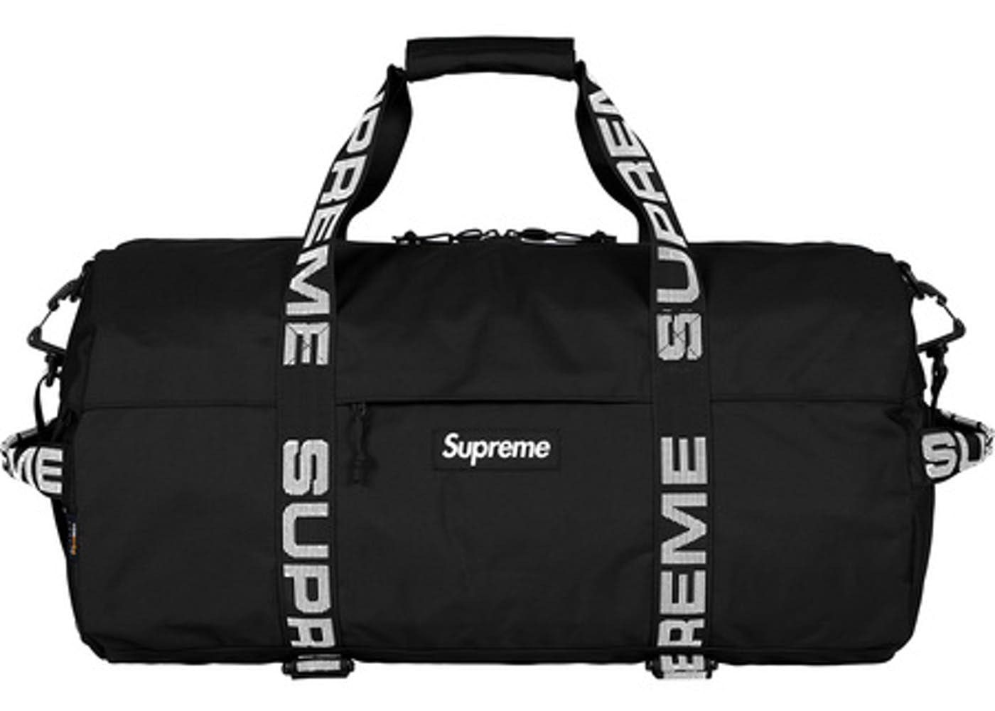 Supreme Supreme Duffle Bag (Black) | Grailed