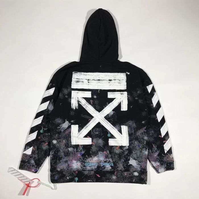 Off white discount galaxy parody hoodie