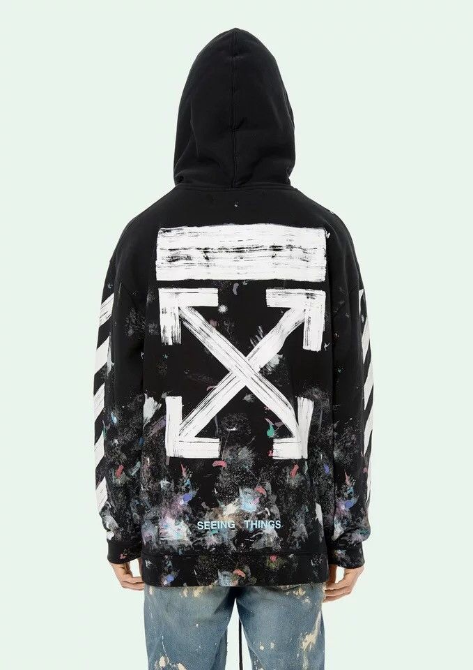 Off-White off-white galaxy hoodie | Grailed