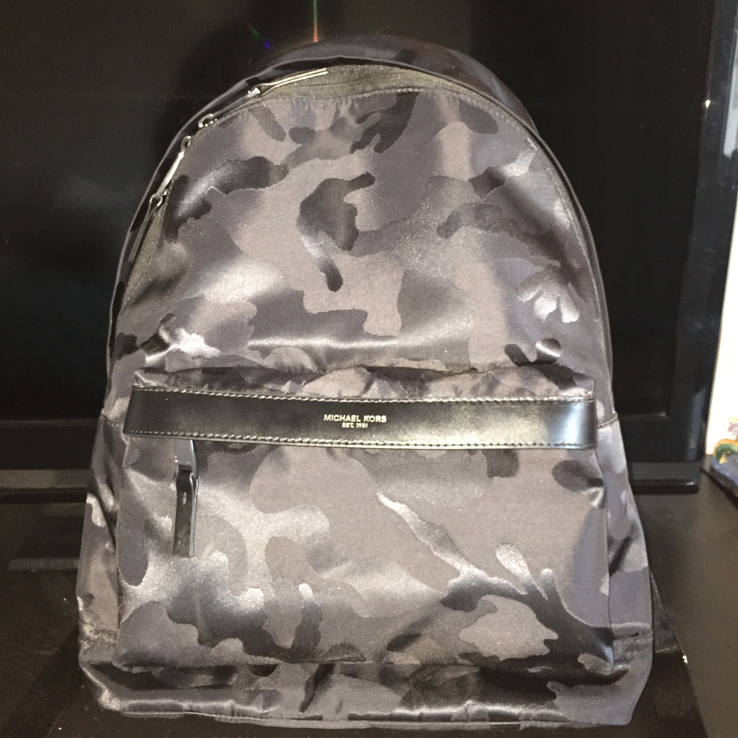 Michael Kors Kent Camo Backpack in Black for Men