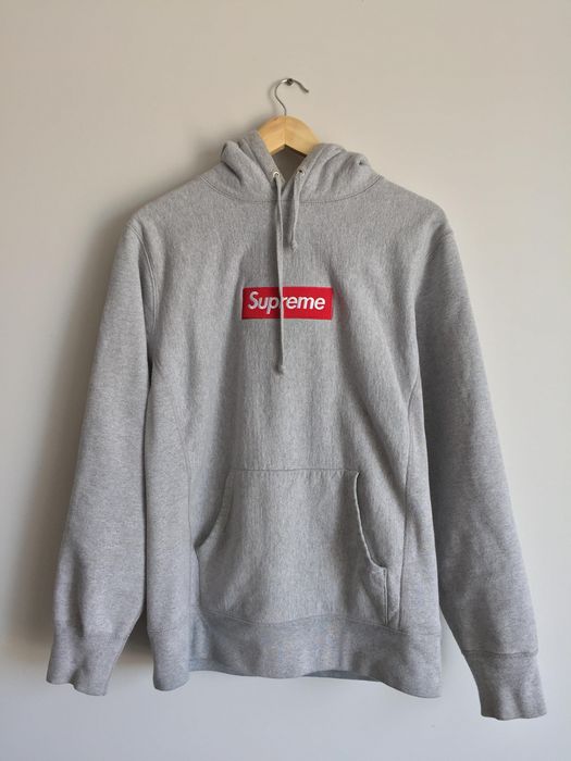 Supreme box sale logo hoodie grailed
