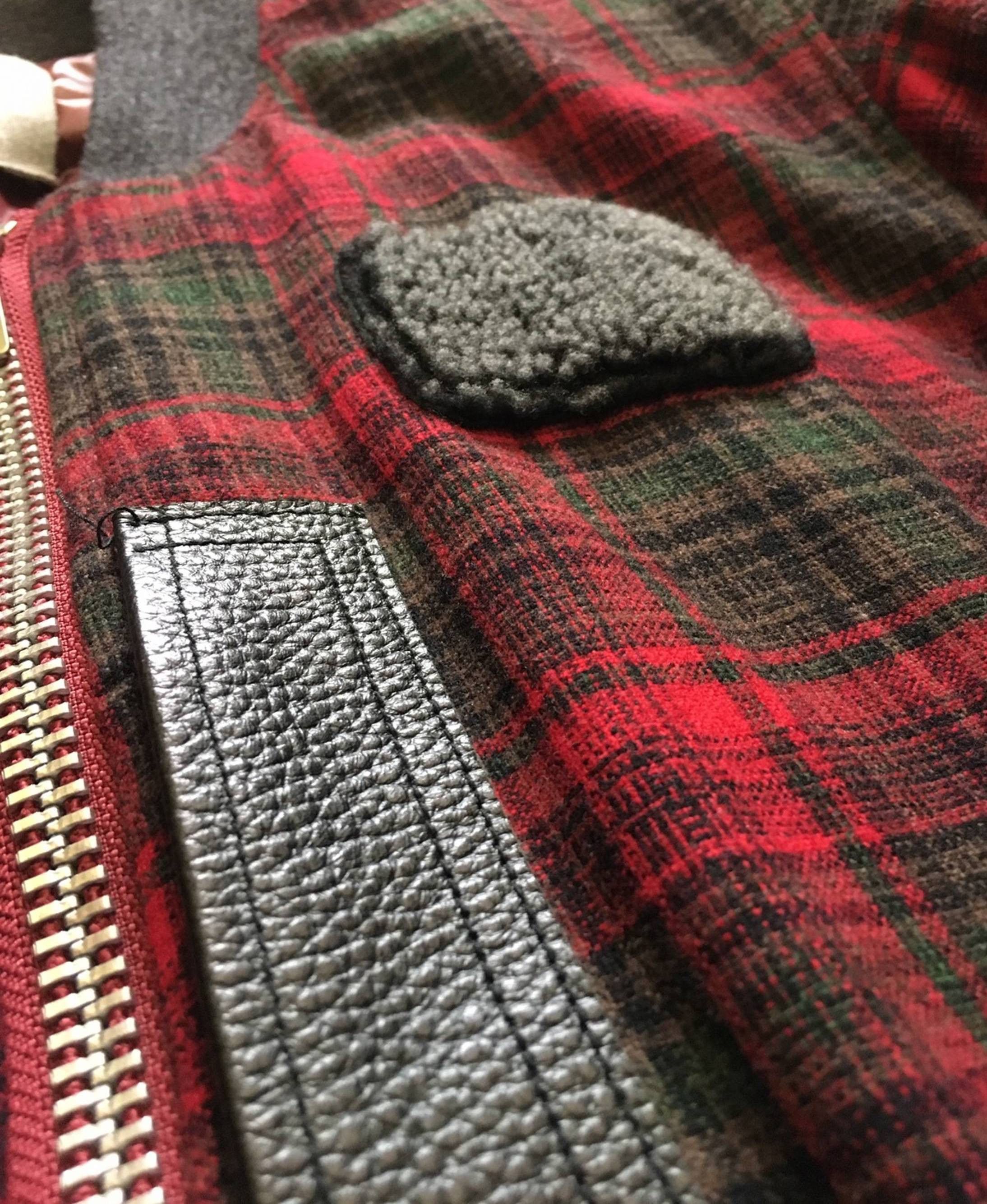 Undercover AW13 Leather Hagi Check Bomber Size US M / EU 48-50 / 2 - 5 Thumbnail