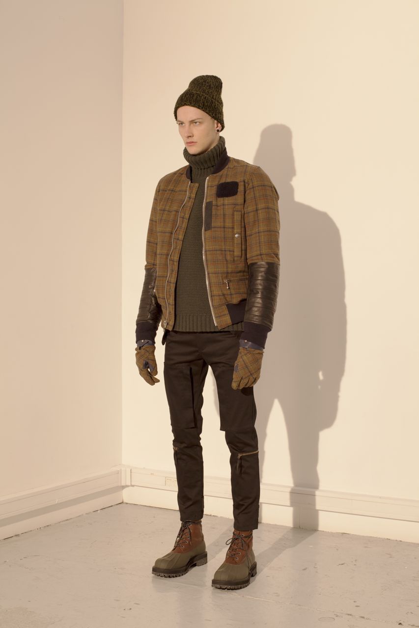 Undercover AW13 Leather Hagi Check Bomber Size US M / EU 48-50 / 2 - 7 Thumbnail