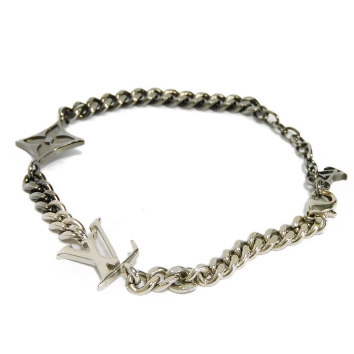 Louis Vuitton LV Instinct Bracelet Silver Metal