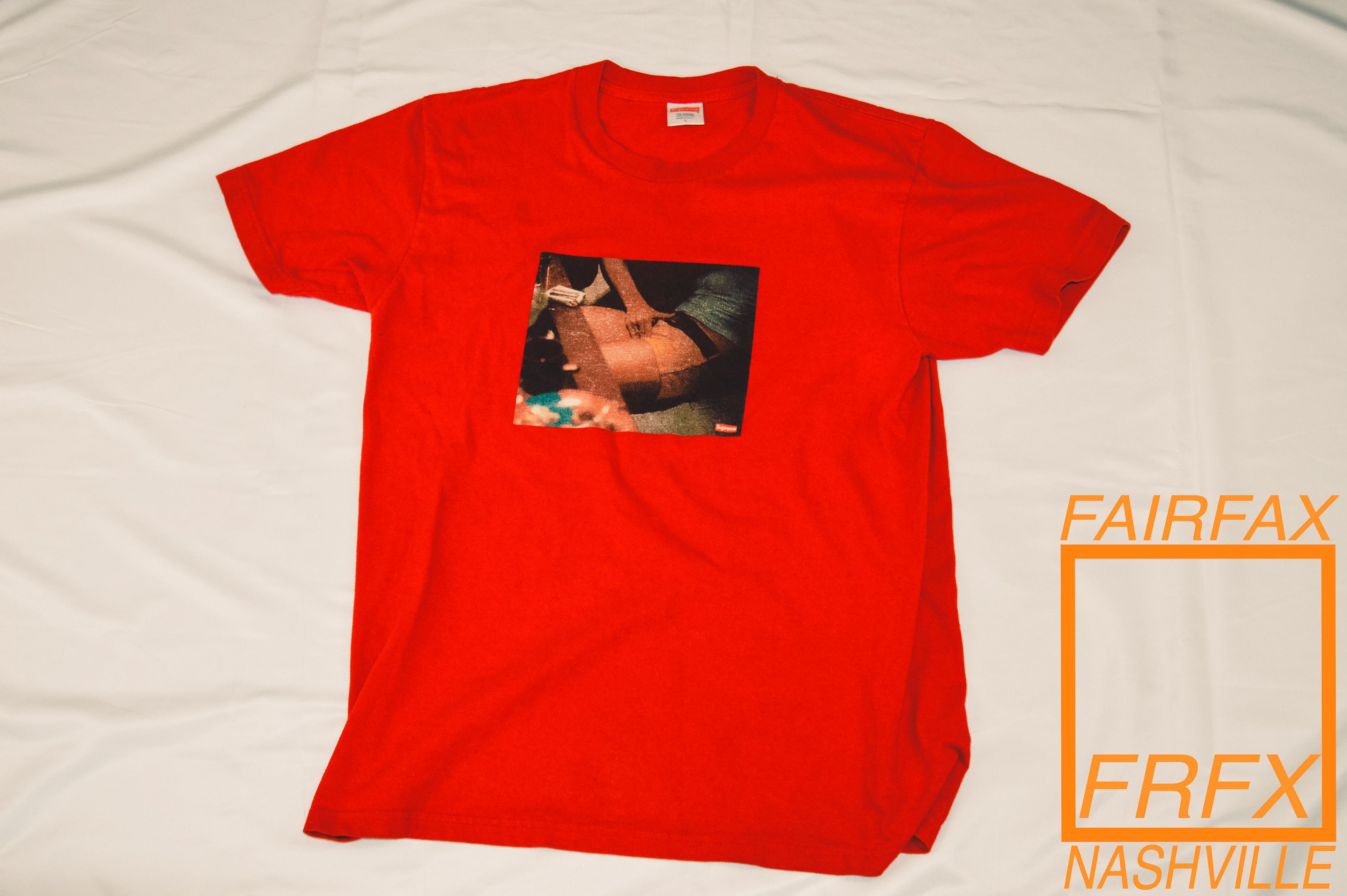Supreme kids hand tee clearance
