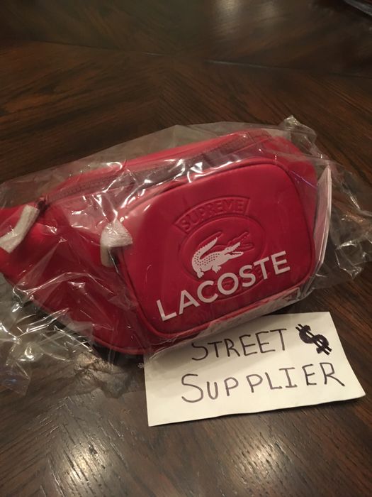 Supreme Lacoste x Supreme Red Waist Bag Grailed