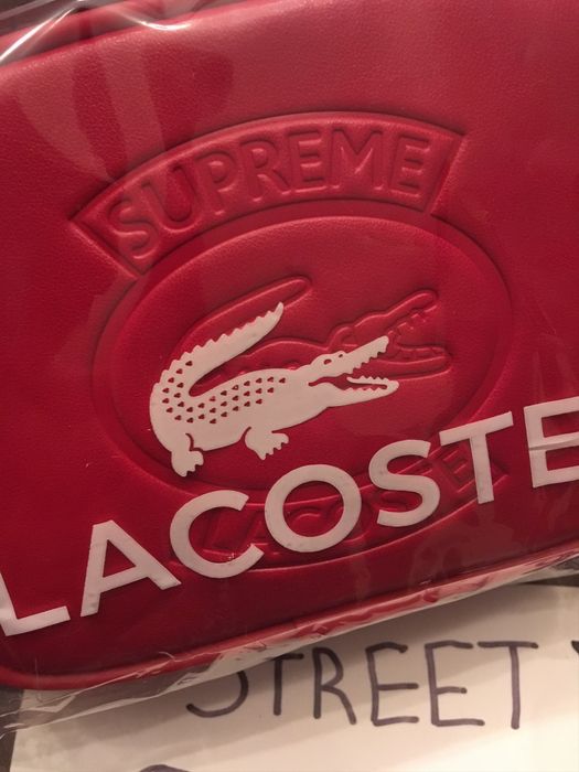 Supreme Lacoste x Supreme Red Waist Bag Grailed