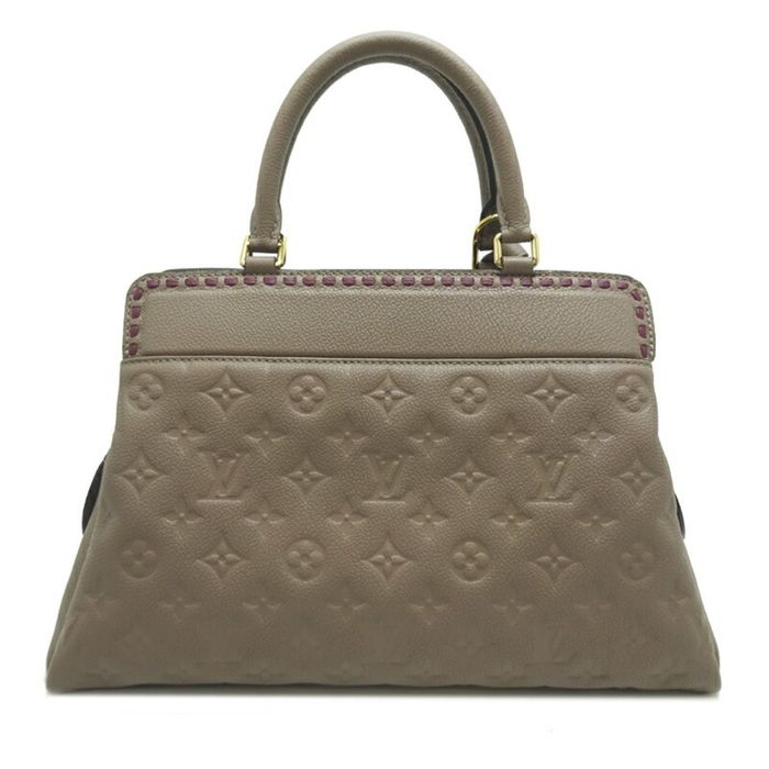 Louis Vuitton Monogram Empreinte Vosges MM Taupe Glace 