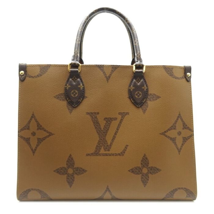 Louis Vuitton On the Go MM Women's/Men's Shoulder Bag M45321 Monogram  Reverse Brown/Beige