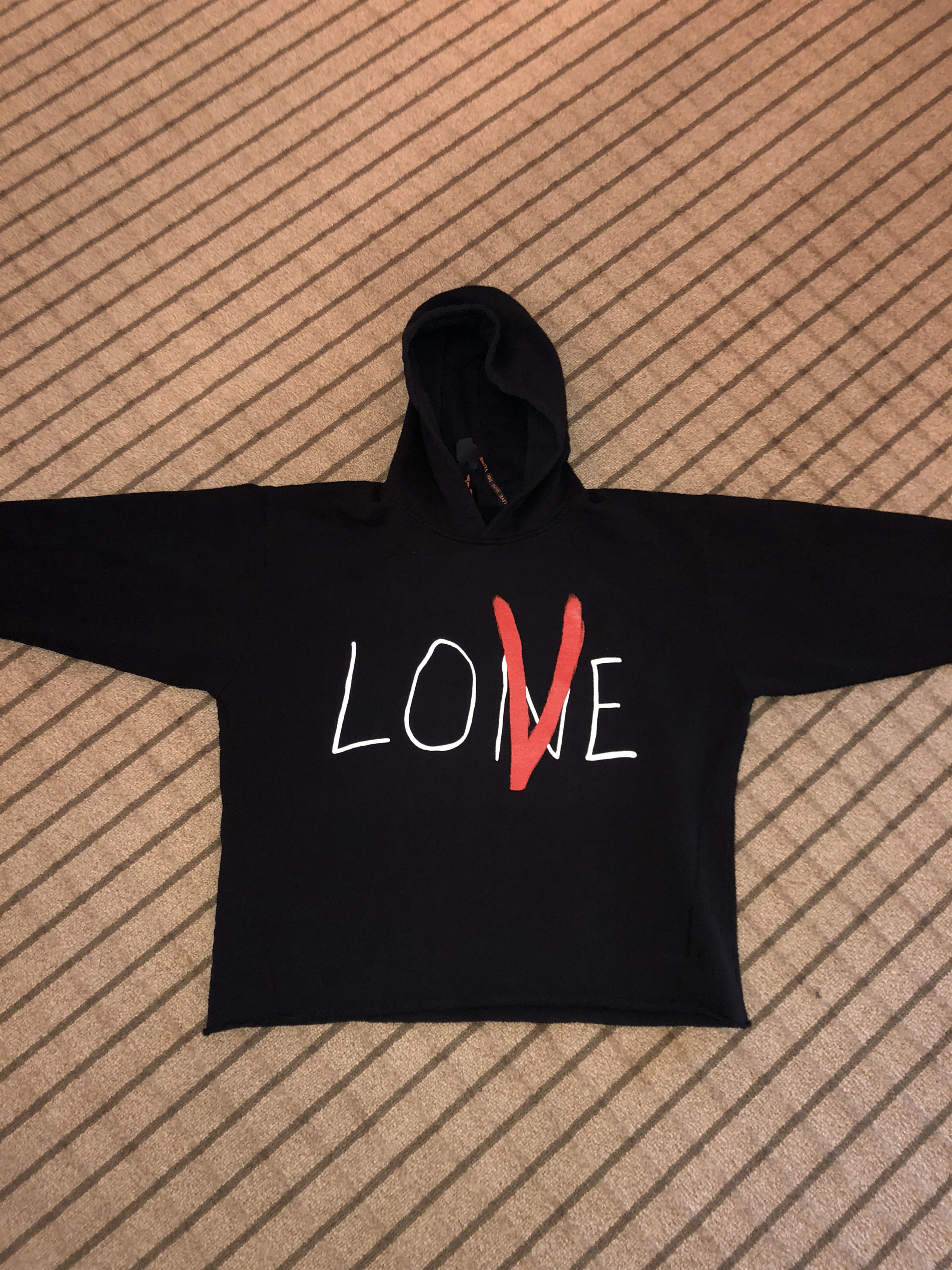 Vlone Vlone love hoodie | Grailed