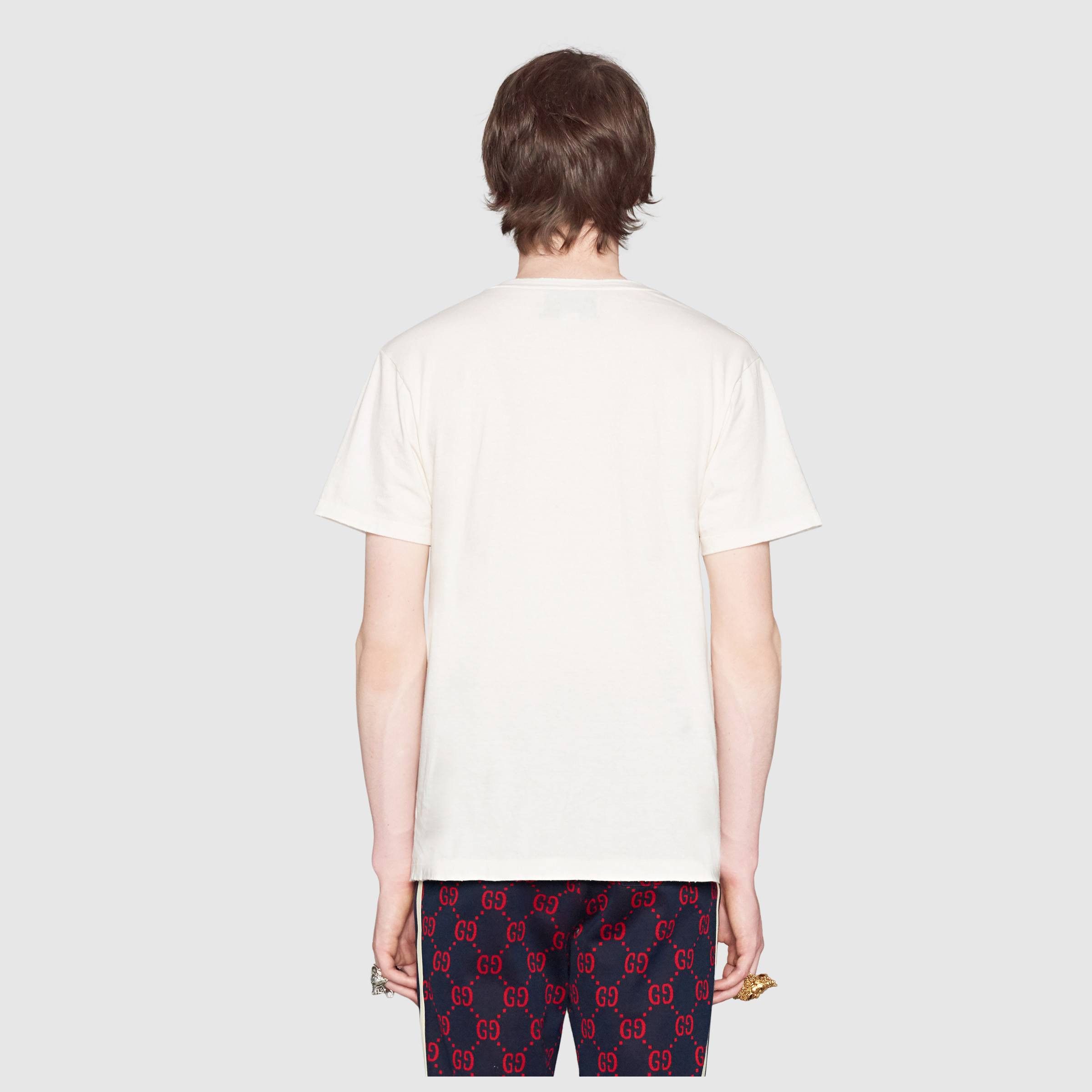 格安新品  Gucci Amour eye print T-shirt | Grailed Tシャツ(半袖/袖なし)