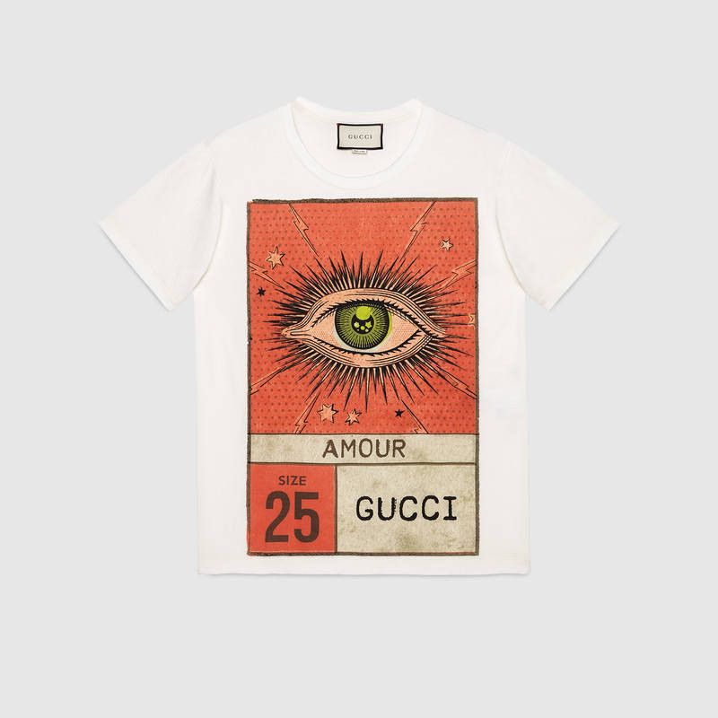 全信頼を寄せる Gucci Grailed | T-shirt print eye Amour Tシャツ(半袖/袖なし)
