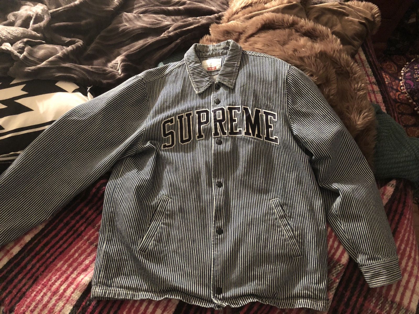 Supreme Denim Coaches Jacket | Grailed Supreme Denim Coaches Jacket | Grailed