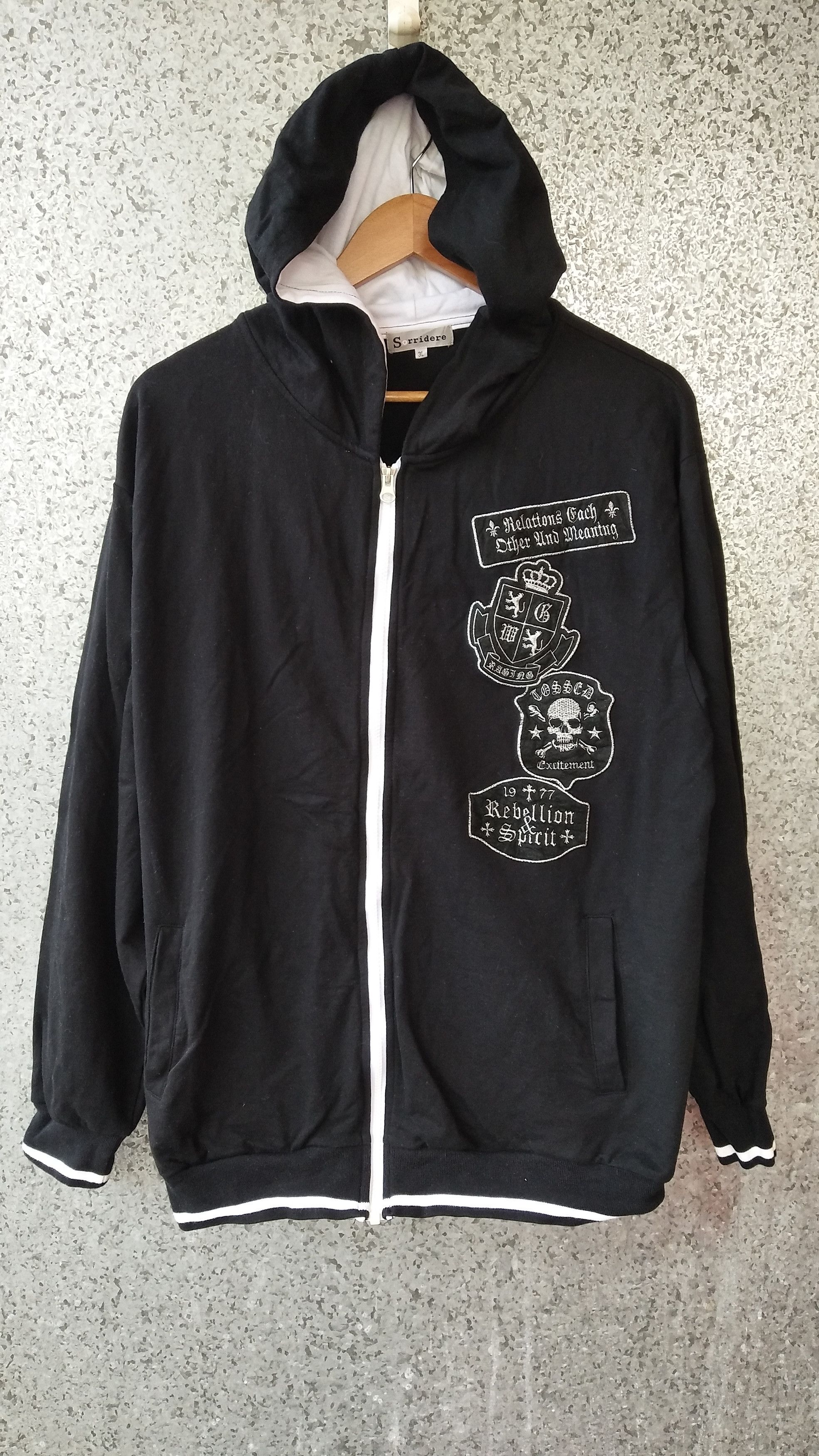 If Six Was Nine 🔥 Sorridere zipper hoodies rebelion Size US L / EU 52-54 / 3 - 2 Thumbnail