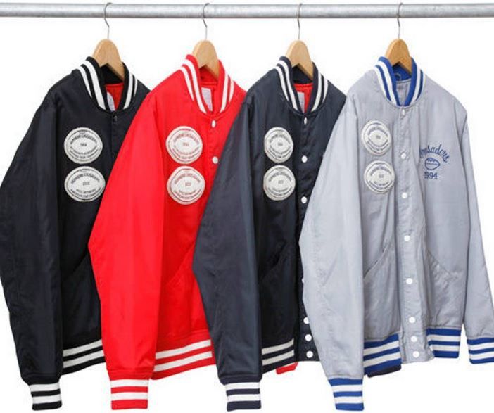 Supreme crusaders varsity jacket on sale